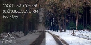 autocaravana en invierno